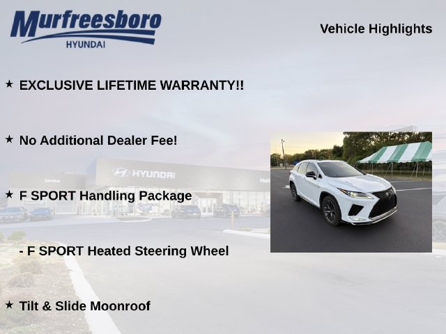 Used 2022 Lexus RX 350 F Sport w/ Accessory Package AWD/4WD image 5