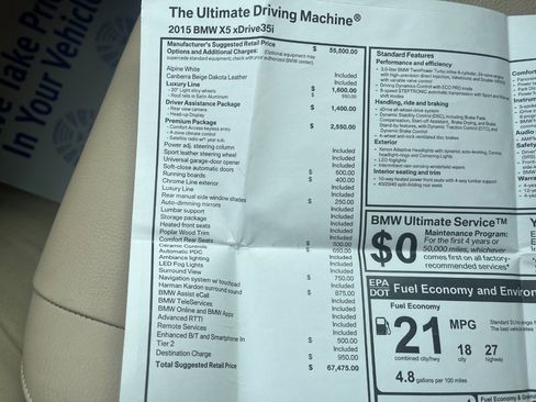 Used 2015 BMW X5 xDrive35i image 37