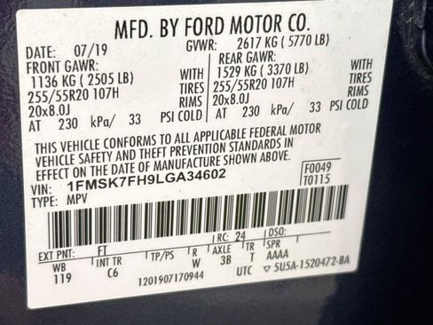 Used 2020 Ford Explorer Limited RWD image 17