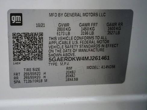 Used 2021 Buick Enclave Avenir w/ Avenir Technology Package FWD image 40