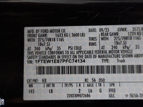 Certified 2023 Ford F150 Tremor w/ Trailer Tow Package image 30