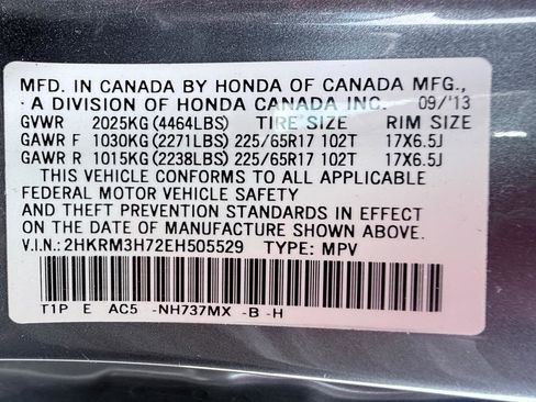 Used 2014 Honda CR-V EX-L image 16