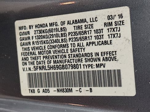 Used 2016 Honda Odyssey EX-L image 12