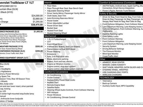 Used 2024 Chevrolet TrailBlazer LT w/ Convenience Package image 13