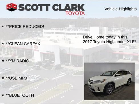 Used 2017 Toyota Highlander XLE AWD/4WD image 7