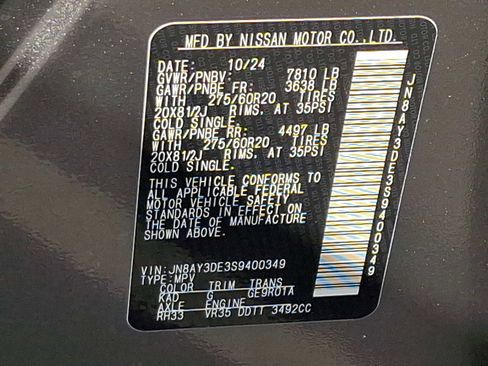 New 2025 Nissan Armada PRO-4X image 19