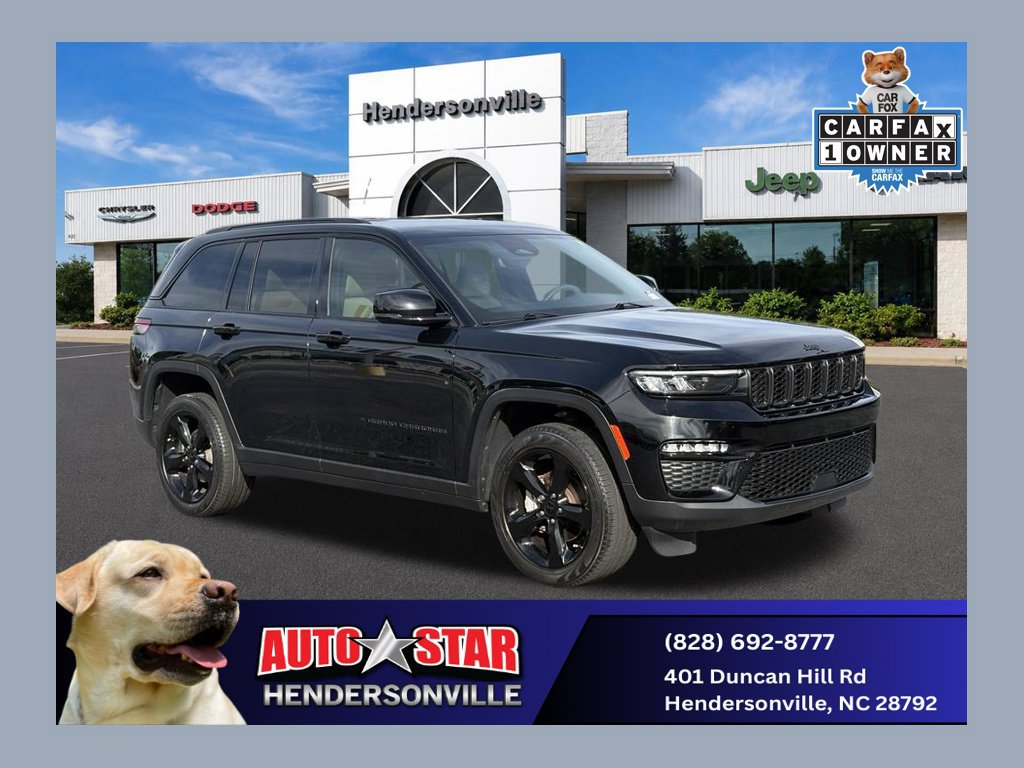 Used 2023 Jeep Grand Cherokee Limited w/ Black Appearance Package AWD/4WD 360° Tour