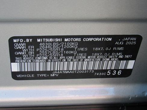 New 2026 Mitsubishi Eclipse Cross Black Edition image 13