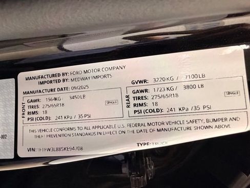 Used 2025 Ford F150 XLT w/ Equipment Group 301A Standard AWD/4WD image 51