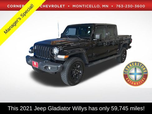 Used 2021 Jeep Gladiator Willys image 1