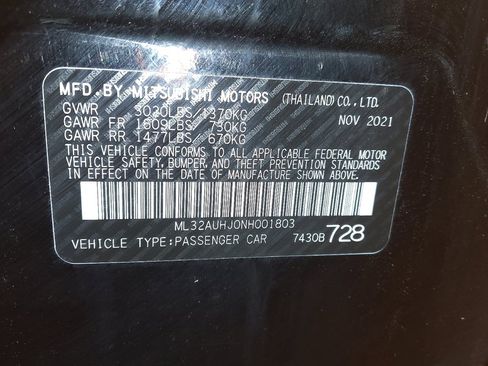 Used 2022 Mitsubishi Mirage ES FWD image 33