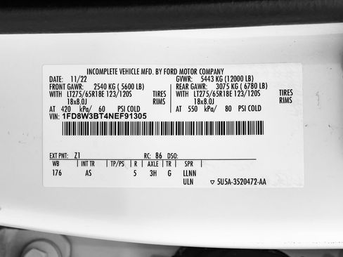 Used 2022 Ford F350 XL w/ STX Appearance Package image 68