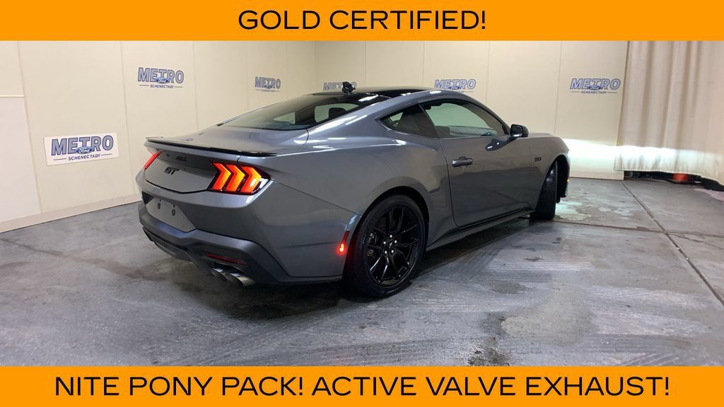 Certified 2025 Ford Mustang GT Premium w/ Mustang Nite Pony Package RWD image 3