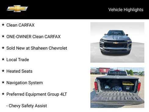 Certified 2023 Chevrolet Colorado LT w/ LT Convenience Package II AWD/4WD image 13
