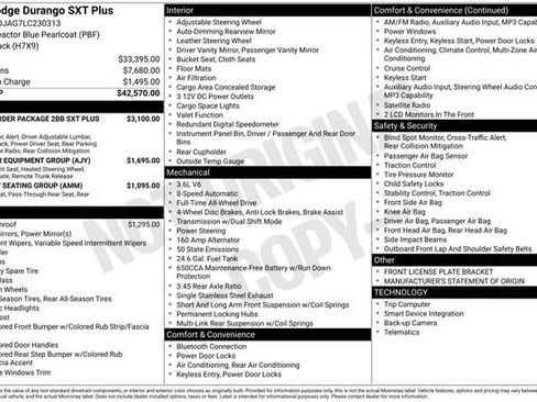 Used 2020 Dodge Durango SXT AWD/4WD image 7