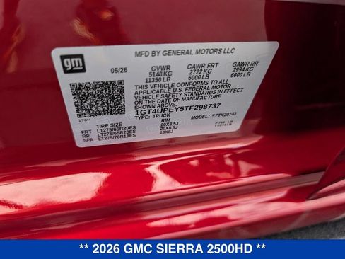 New 2026 GMC Sierra 2500 AT4 w/ AT4 Premium Plus Package AWD/4WD image 33