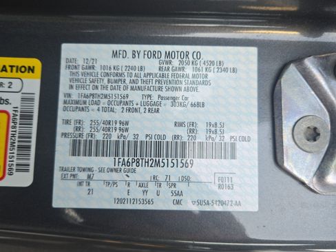 Used 2021 Ford Mustang Coupe w/ Equipment Group 101A image 14