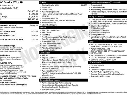 Used 2023 GMC Acadia AT4 w/ Technology Package AWD/4WD image 2