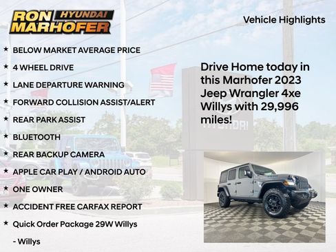 Used 2023 Jeep Wrangler Unlimited w/ Convenience Group AWD/4WD image 15