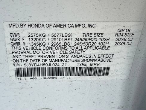Used 2018 Acura MDX SH-AWD w/ Technology Package image 19