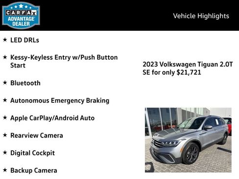 Certified 2023 Volkswagen Tiguan SE image 4