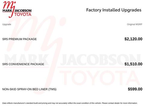 Used 2024 Toyota Tundra SR5 w/ SR5 Premium Package AWD/4WD image 5