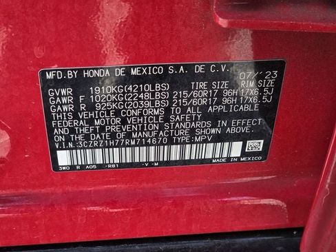 Used 2024 Honda HR-V EX-L image 35