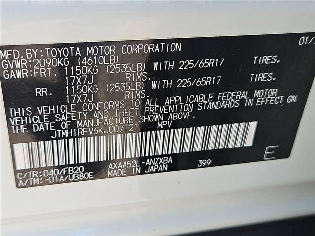 Used 2019 Toyota RAV4 LE w/ All Weather Liner Package FWD image 29