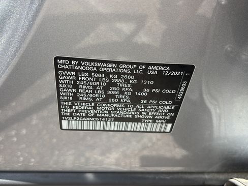 Used 2022 Volkswagen Atlas SE AWD/4WD image 16