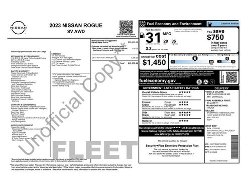 Used 2023 Nissan Rogue SV AWD/4WD image 5