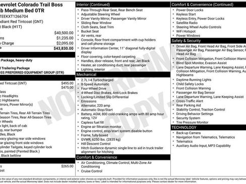 New 2026 Chevrolet Colorado Trail Boss AWD/4WD image 5