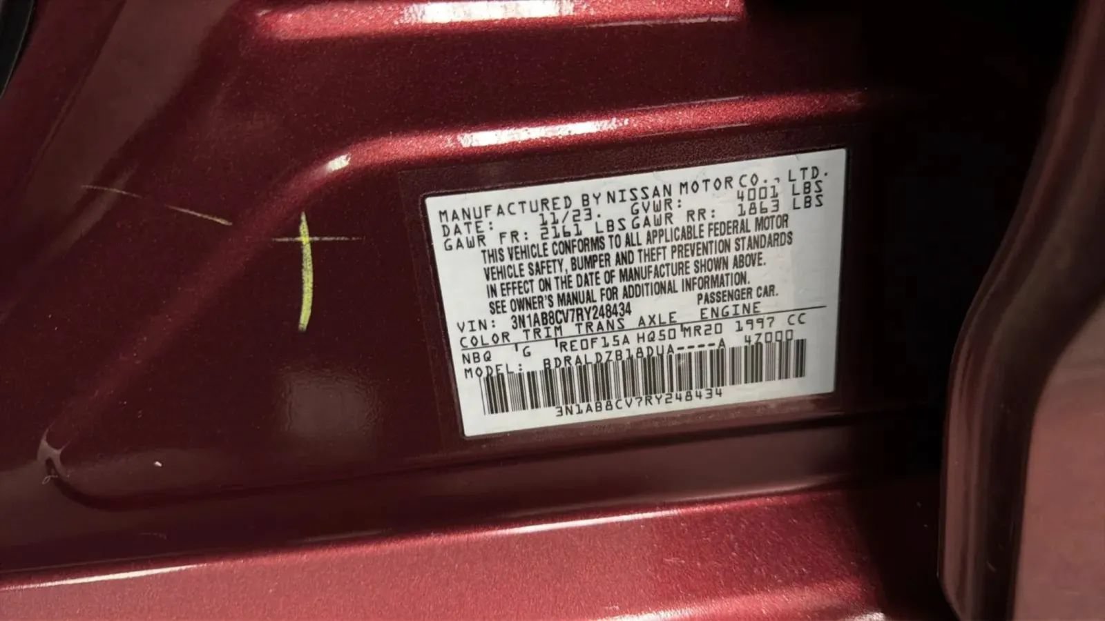 Used 2024 Nissan Sentra SV FWD image 24