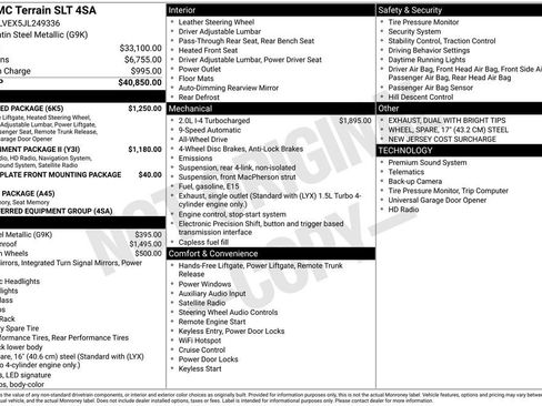 Used 2018 GMC Terrain SLT w/ Preferred Package AWD/4WD image 27