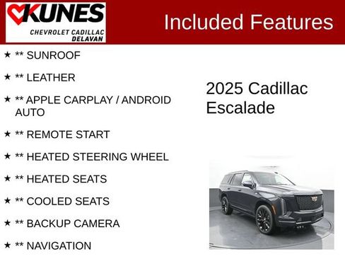 Used 2025 Cadillac Escalade Sport Platinum AWD/4WD image 3