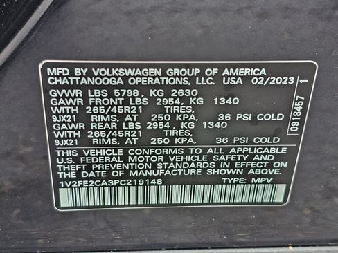 Used 2023 Volkswagen Atlas Cross Sport SEL Premium R-Line AWD/4WD image 31