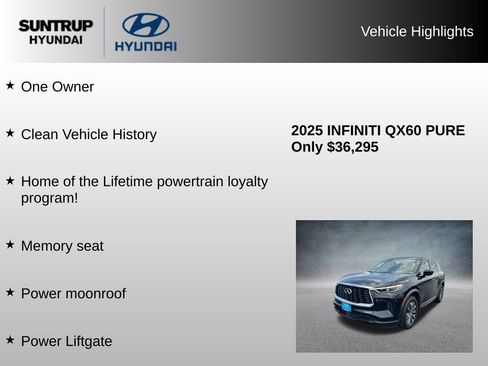 Used 2025 INFINITI QX60 Pure FWD image 8