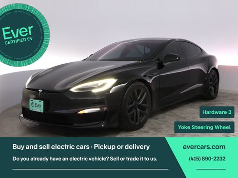 Used 2022 Tesla Model S Plaid AWD/4WD image 1