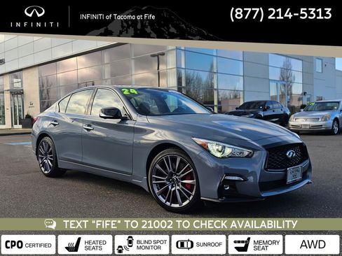 Used 2024 INFINITI Q50 Red Sport 400 image 1