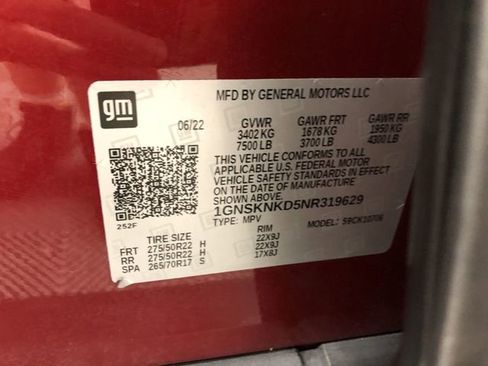 Used 2022 Chevrolet Tahoe LT w/ LT Signature Plus Package AWD/4WD image 32