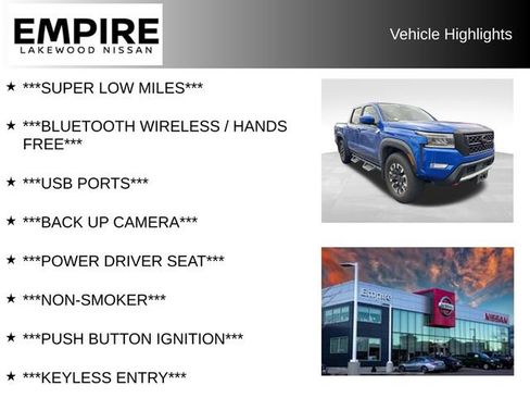 Used 2024 Nissan Frontier PRO-4X w/ Off-Road Protection Package AWD/4WD image 2