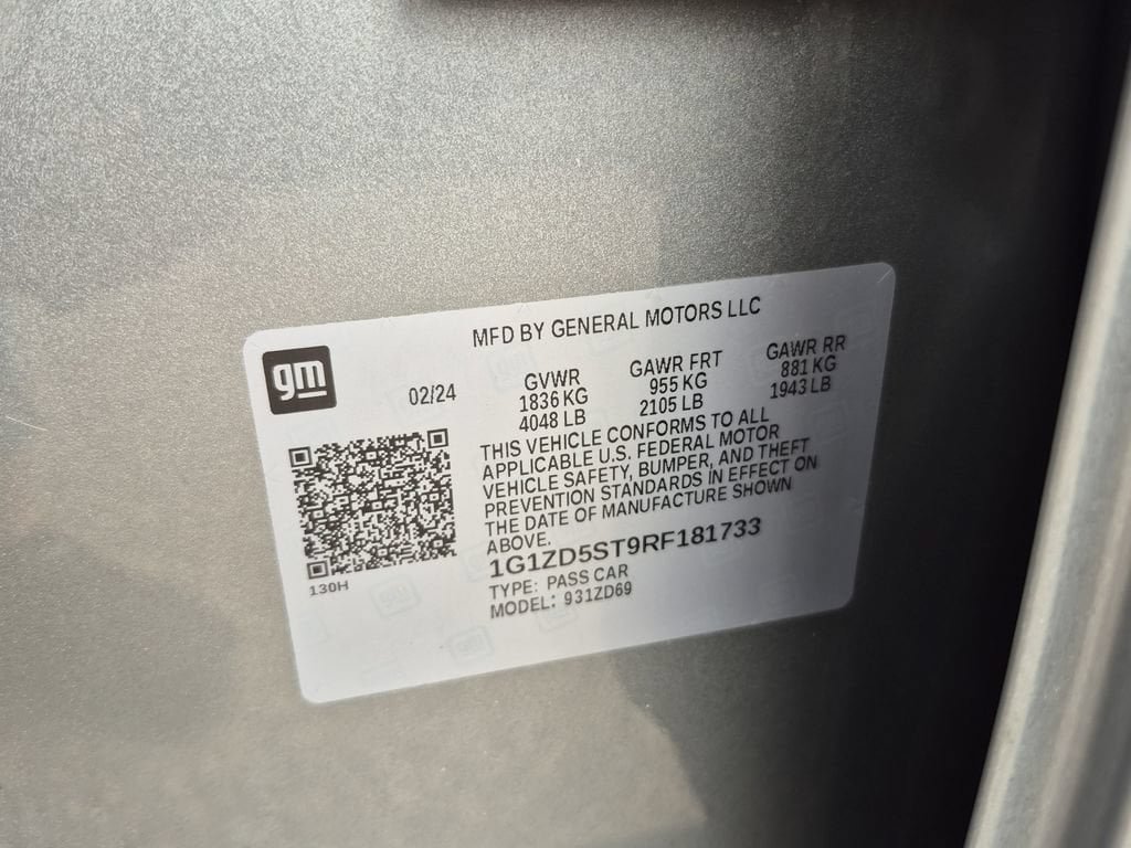 Certified 2024 Chevrolet Malibu LT FWD image 17