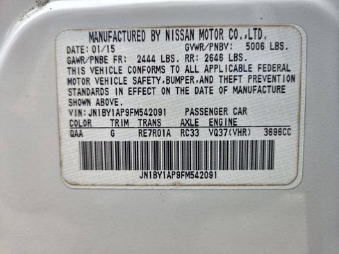 Used 2015 INFINITI Q70 3.7 RWD image 12