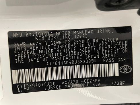 Certified 2024 Toyota Camry SE FWD image 46
