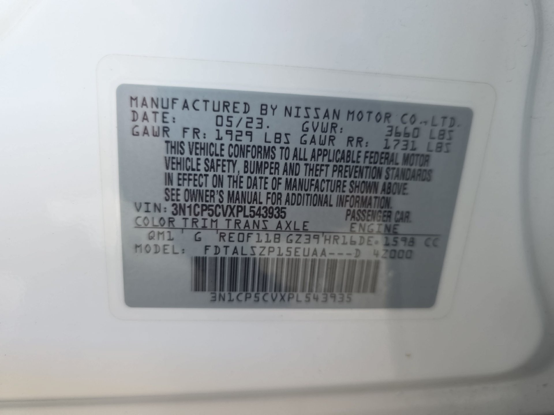 Used 2023 Nissan Kicks SV FWD image 32