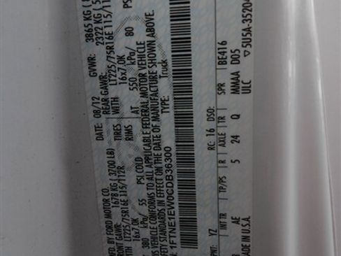 Used 2012 Ford E-150 and Econoline 150 w/ PWR Group image 22