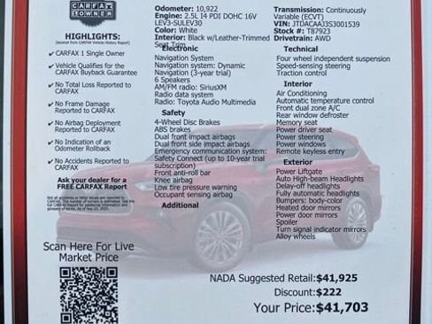 Used 2025 Toyota Crown Signia XLE image 41