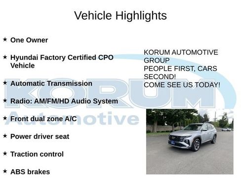 Certified 2025 Hyundai Tucson SEL FWD image 4