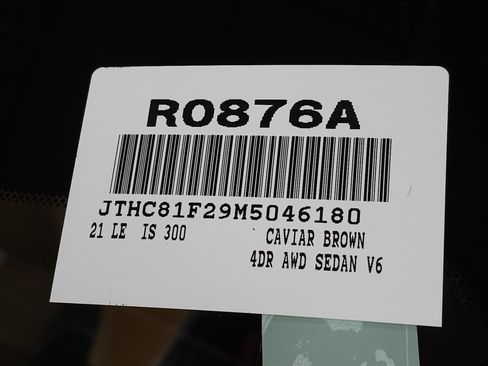 Used 2021 Lexus IS 300 AWD w/ Comfort Package image 33