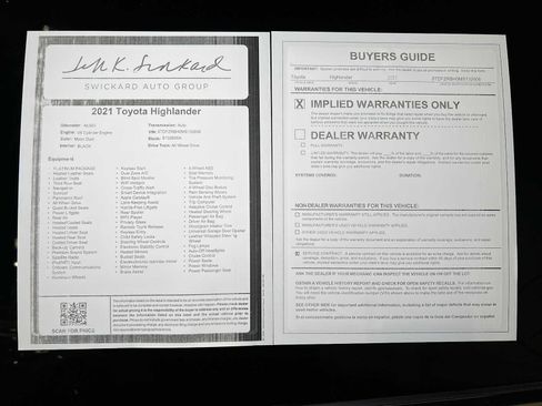 Used 2021 Toyota Highlander Platinum image 39