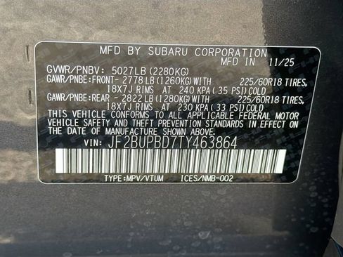 Certified 2026 Subaru Outback Premium AWD/4WD image 42